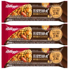 켈로그 프로틴바K 헤이즐넛 & 다크초코, 40g, 3개