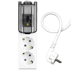 SURGIO 高容量漏電斷路器延長線 2孔 WI-MC1627, 3m, 1個