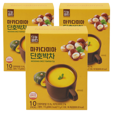 Danongwon 夏威夷豆甜南瓜茶, 17g, 10片, 3個