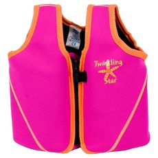 Splash About 兒童浮力夾克, 水族剪影 桃紅色, 1件