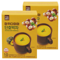 Danongwon 夏威夷豆甜南瓜茶, 17g, 10片, 2個