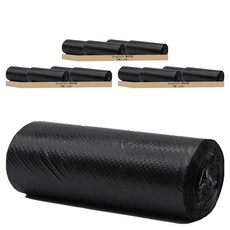 咪咪購物 平口黑色垃圾袋 100 x 80cm, 100L, 12捲