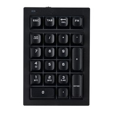 지클릭커 오피스프로 사일런스M 무선 넘버 키패드, Black, NK21, 제조사축