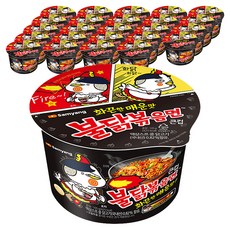 불닭볶음면 큰컵 105g, 25개