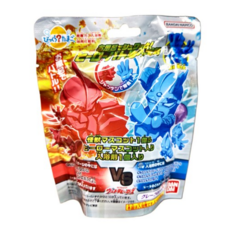 BANDAI 超人力霸王系列 泡澡公仔沐浴球 紫色葡萄香 55g, 款式隨機, 1個