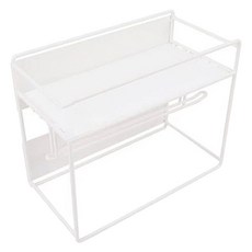 에버하우스 마그네틱 냉장고 보관 측면 렉 선반, 화이트, 1단