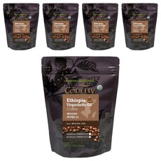 코델리 에티오피아 예가체프 분쇄커피, 200g, 5개, 커피메이커