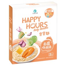 HAPPY HOURS 寶寶麵 白醬燉鮭魚, 300g, 26盒