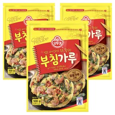 OTTOGI 不倒翁 煎餅粉, 500g, 3個