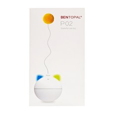 BENTOPAL 邦特普 LED智能不倒翁 P02 白色 附2個配件 貓用玩具, 1個