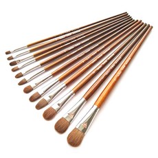 Velian 專業水彩油畫筆 12件組, 1套, 12種