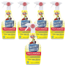 INVISIBLE SHIELD 奈米撥水亮光清潔劑 多用途抗菌除臭型, 740ml, 5瓶