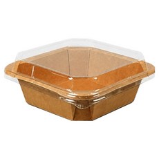 Cheonun Package 早午餐八角容器 1L, 50個, 1入