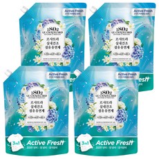 1802 LE CHATELARD 室內乾燥衣物柔軟精 海洋清新 補充包, 1.6L, 4個