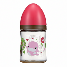 KU.KU Duckbill 酷咕鴨 歐風經典PES寬口奶瓶, 顏色隨機, 160ml, 1個