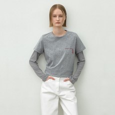 AtelierNain 女款 Essential 字母點綴 T恤 T-6998