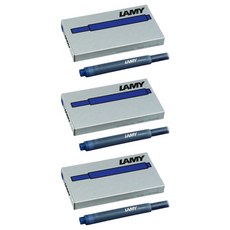 LAMY 만년필용 잉크 카트리지, 블루블랙, 15개