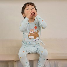 코디아이 아동용 플라이하이 싱글스판내의 상의 + 하의 세트