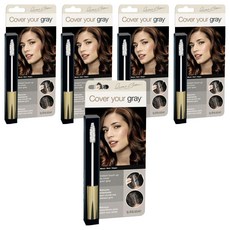 커버유어그레이 브러쉬인 새치커버, 블랙, 5개