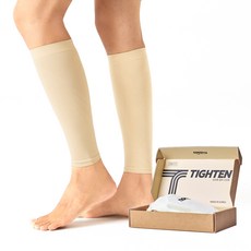 타이튼 종아리형 압박스타킹 세트 오트베이지, 1세트, 종아리/무릎형