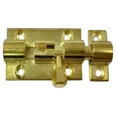 TRENY 銅門閂，附配件螺絲，長度2吋（約4.9公分）, 1個