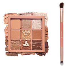 Etude Play Color Eyes Palette 沙跟雙刷套裝, 眼影盤+雙刷, 1組