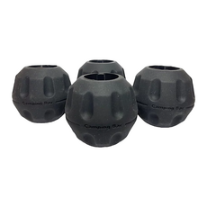 Camping Bar 加大防滑椅腳 Set 直徑50mm 特殊矽膠防滑材料, 黑色, 1組, 45~55mm