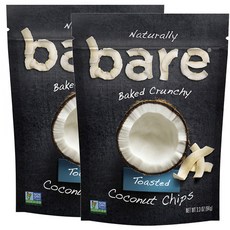 bare 烘焙椰子脆片, 94g, 2包