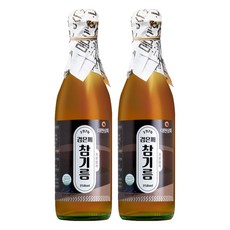 低溫壓榨黑芝麻香油, 2個, 350ml