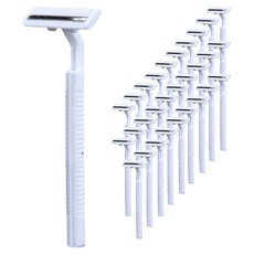 Janyhome Hotel 獨立包裝的一次性剃須刀白色, 300個, 1入