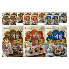맛있는풍경 주먹밥 야채 24g + 버섯 24g + 해물 24g, 72g, 6세트