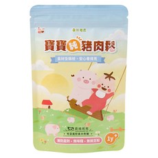 粥寶寶 寶寶純豬肉鬆 12個月以上, 100g, 1包