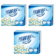 Scott 可麗舒 柔韌抽取式衛生紙, 10包, 3袋