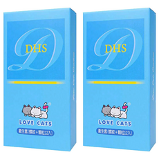 Love Cats 愛貓 超粗螺紋 + 顆粒衛生套, 12個裝, 2盒
