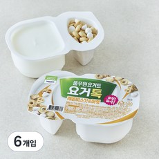 풀무원 요거톡 레몬비스킷 & 머랭, 126g, 6개입