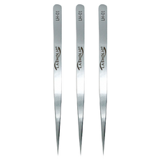 Lashholic Pro 精密鑷子 LH-01, 3個, 銀