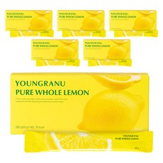 Youngranu 檸檬汁隨身包 14條入, 6個, 280g