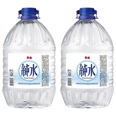 泰山 純水 RO逆滲透處理 105˚C高溫煮沸 專利不脫落瓶蓋, 5L, 2桶