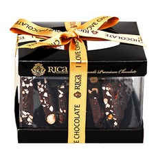 Rica Bark手作巧克力禮盒組, 手工巧克力 250g, 1盒