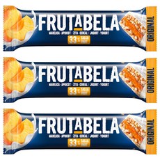 FRUTABELA 低卡纖果棒 杏桃優格 內含33%杏桃醬 優格醬外層, 30g, 3個