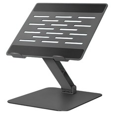 Home Planet 金屬散熱筆電支架, 黑色, 1個