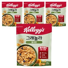 家樂氏全燕麥格蘭諾拉麥片, 500克, 4個