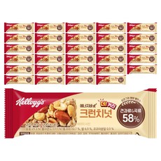 켈로그 에너지바K 크런치넛, 40g, 50개