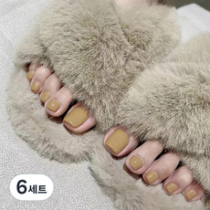 비투윈 연장 패디팁 24종 세트, 6세트, Y55카키옐로우