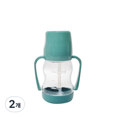 아가프라 라온 빨대컵, 250ml, 2개, 민트