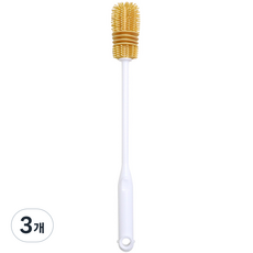inbloom 矽膠保溫杯清潔刷, 3個, 黃色