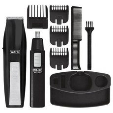 왈 코털정리기 + 트리머 패키지 5537-1801, 혼합 색상