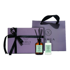 NAMUA 那木瓦 頂級精油擴香禮盒組, 茉莉&薄荷, 1組
