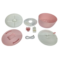 GULIGULI 寵物自動飲水機 GD-B10 淨重約700g 尺寸約209x209x132mm, 粉色, 1個