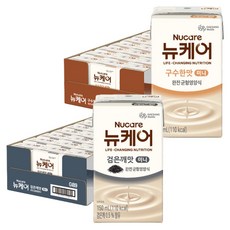 뉴케어 미니 완전균형영양식 구수한맛 150ml 24p + 검은깨맛 150ml 24p, 1세트